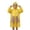 Yellow, variant on Reusable Thickened Adult Rain Poncho Hooded Full Body Raincoat with Clear Visor for Outdoor Camping Travel