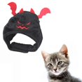 thumbnail image 3 of Sombrero de Gato Zulema Diadema para Mascotas Negro Sombrero de Halloween, 3 of 7