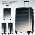 thumbnail image 3 of Historyli Go5H 3 Piece Luggage Set With Spinner Wheel 3-digit Combination TSA Lock ABS Lightweight Suitcase,For Business Travel, 3 of 8