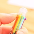 thumbnail image 4 of Stylos Multicolores Rétractables Stylos à Bille Rétractables Stylos à Bille Multicolores 6 Couleurs Stylos à Pression, 4 of 6