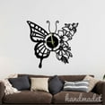 thumbnail image 5 of Handmadetneonsign Butterfly Wall Clock Unique, Butterfly Year Date Round Wall Clock, Day Month Circle Wall Clock 56098, 5 of 5
