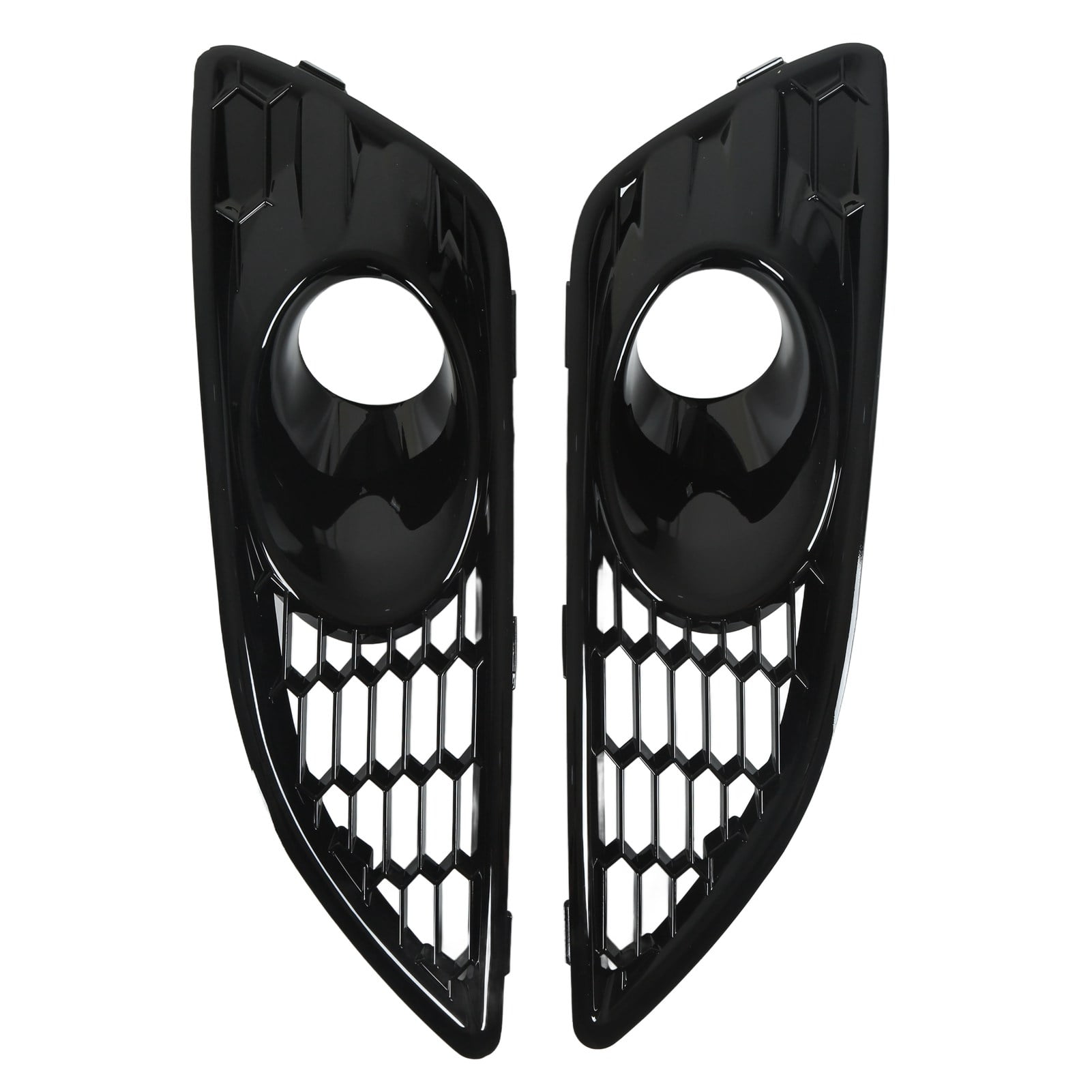 Domqga Fog Light Cover,Front Bumper Fog Lamp Grille,1 Pair Front Bumper Fog Lamp Grille