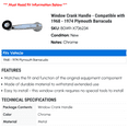 thumbnail image 2 of Window Crank Handle - Compatible with 1968 - 1974 Plymouth Barracuda 1969 1970 1971 1972 1973, 2 of 2