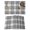 Black, variant on Buffalo Plaid Placemats Set of 2 Charcoal Gray Farmhouse Gingham Striped Place Mats Indoor Wipeable Table Mats Washable Cloth Dining Table Placemats for Kitchen Holiday Party Home Decor 13x19 Inch