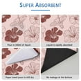 thumbnail image 4 of 2-Count Extra Large Floral Design Pet Training Mats, Washable Reusable Dog Pee Pads 48x48 Inches, Non-Slip Housebreaking Pads for Large Breed Puppy Indoor Potty Area, 4 of 8