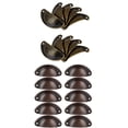 thumbnail image 1 of 20 piezas de de taza con de de puerta de gabinete con tornillos de bronce Baoblaze Tirador de la puerta del cajón del armario, 1 of 8