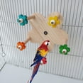thumbnail image 3 of Pet Budgies Cage Feeder Toy for Multiple Birds Rotating Training Colorful Wheel, 3 of 9