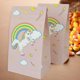 thumbnail image 1 of 12 bolsas de regalo de papel con diseño de caballo de dibujos animados, bolsa de caramelos de arcoíris, suministros para fiestas de cumpleaños, 1 of 3