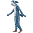 thumbnail image 1 of Pijama onesie DKRUW, disfraz de tiburón para Halloween, cosplay, adulto, 1 of 6