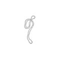 thumbnail image 1 of Collier Perlé Argenté, 1 of 1