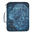 thumbnail image 2 of Haosy Accordion File Organizer Zipper Binder 500 Sheet 6-Tab Expanding File Folder Multi-Pocket 1.2 Inch 3 Ring Lion Head and Star, 2 of 7