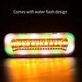 thumbnail image 3 of 2PC Motorcycle Turn Signal Lights Flowing Turn Signal Indicators Light Motorbike, 3 of 9