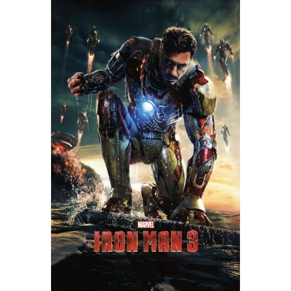 Marvel Iron Man 3 - One Sheet Laminated Poster Print (24 x 36)