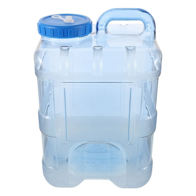 Raindrops Durable Sky Blue Reusable Water Container with Tight Seal Large Capacity for Outdoor and Home Use