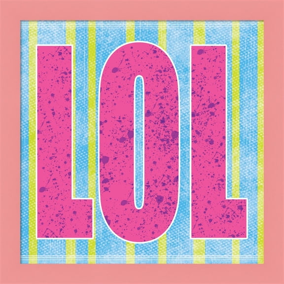 Great Art Now LOL by Louise Carey, Framed Wall Art, 14W x 14H
