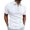 White, variant on CHENge Men's Short Sleeve Polo Shirt, Textured Knit Quarter-Zip Casual Golf T-Shirt, Breathable Slim Fit Top for Men