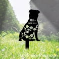 thumbnail image 2 of Handmadetneonsign Staffordshire Bull Terrier Metal With Stake, Dog Metal Name Sign Stake, Dog Metal Stake Decor 67102, 2 of 5