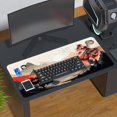 thumbnail image 6 of Watercolor Cherry Blossom Gaming Mouse Pad for Desk,Large Mouse Pad Gaming Mousepad,31.5 x 11.8 in Mouse Mat Desk Pad with Non-Slip Base and Stitched Edge,Keyboard XL Desk Mat for Home Office Work, 6 of 6