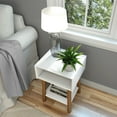 thumbnail image 5 of Plank+Beam Mid - Century Modern Nightstand with Cubby Shelf, Solid Wood Bedside Table for Bedroom, 5 of 5