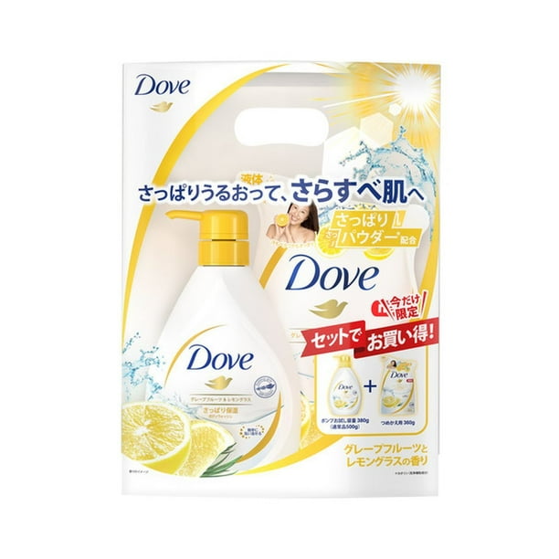 Dove Go Fresh Shower Gel Energize Grapefruit and Lemongrass 380g and