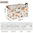 thumbnail image 7 of Yayeee Foldable Storage Basket for Shelves with Handles Waterproof Cloth Bins, Fall Books, 7 of 7