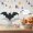 A, variant on 8.6IN Halloween Bat Tabletop Ornament with Spring Base, Black Felt Bat Centerpiece Decor, Spooky Bat Table Sign for Mantel Fireplace Party Home Halloween Decorations