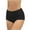 Black, variant on Odbmxy Cotton Womens Panties Plus Size Briefs Lace High Waist Women's Underwear Black Sliqs Single Color Underpants