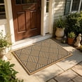 thumbnail image 4 of Coir Door Mat Heavy Duty Non Rubber Backing for Front Door, High Traffic Entrance Rug Traps Dirt, Weather Resistant Outdoor Coco Fiber Doormat, 4 of 6