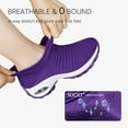 thumbnail image 4 of STQ Women's Walking Shoes Slip on Breathable Sneakers Purple US 10, 4 of 7