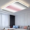 thumbnail image 2 of Pink Grey White Fluorescent Light Covers, Farmhouse Ombre Color Modern Simple Magnetic Light Covers for Ceiling Lights, Fluorescent Ceiling Shade Filters for Classroom Bedroom Office 4x2Ft x 3PCS, 2 of 8