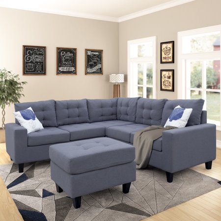 Clearance Sectional Sofa Modern Fabric Sectional Sofa With
