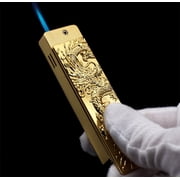 Retro Dragon Pattern,Inflatable Windproof Lighter,New Year Gift