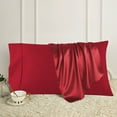 thumbnail image 4 of Couch Throw Pillows Hwkond Pillow Cases - 2 Pack - Envelope Closure - Soft Brushed Microfiber Fabric - Shrinkage And Fade Resistants Pillow Covers 20 X 30 Inches,(Up to 25% Off)Red, 4 of 6