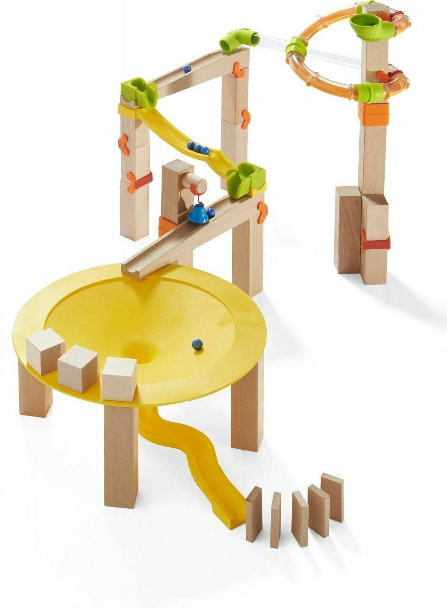 HABA Funnel Jungle Marble Run Physics Experiments Toy with Machine Connectors Blocks Walmart