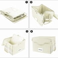 thumbnail image 6 of Fireproof Document Box with Lock,File Storage Organizer with Zipper Pockets,Collapsible Portable File Box Home Office Safe Filing Cabinet with Handle for Hanging Letter/Legal Folders,Beige, 6 of 6