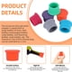 thumbnail image 5 of Juego de tapones de silicona versátiles para botellas, paquete de 6, colores surtidos, perfectos para vino y cerveza, reutilizables y fáciles de limpiar. ¡Proteja sus bebidas!, 5 of 8