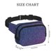 thumbnail image 4 of Easygdp Violet Glitter Fanny Packs para Mujeres y Hombres, Bolsa de Cinturón, Bolsos de Cruz para Trabajo/Correr/Senderismo, 4 of 9
