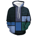 thumbnail image 2 of Sudadera con capucha de otoño para hombre, con estampado 3D a cuadros, a rayas, estilo retro, sudadera de moda urbana, sudadera popular de gran tamaño, ropa para hombre, 2 of 5