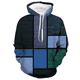 thumbnail image 2 of Sudadera con capucha de otoño para hombre, con estampado 3D a cuadros, a rayas, estilo retro, sudadera de moda urbana, sudadera popular de gran tamaño, ropa para hombre, 2 of 4
