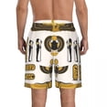 thumbnail image 3 of Mens Swimwear Swim Short Trunk Ancient Egyptian Symbols Beach Board Shorts Swimming Surffing shorts, 3 of 6