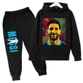 thumbnail image 5 of 2024 HOT kid kickball Head Print Ropa de fútbol para niños Ropa deportiva de primavera y otoño para niños Sudadera con capucha Messi Pantalones Traje informal de 2 piezas, 5 of 5