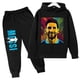 thumbnail image 5 of 2024 HOT kid kickball Head Print Ropa de fútbol para niños Ropa deportiva de primavera y otoño para niños Sudadera con capucha Messi Pantalones Traje informal de 2 piezas, 5 of 5