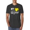 thumbnail image 1 of Wild Bobby, My Heart Is On That Tennis Field, Sports, Men Premium Tri Blend Tee, Vintage Black, X-Large, 1 of 4