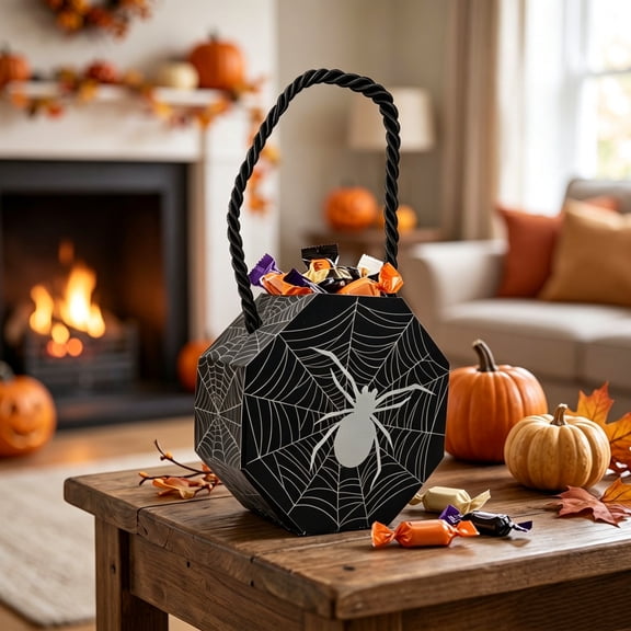 Cheap Halloween Decorations Oudoor Indoor -- Halloween Candy Hand Bags Pumpkin Handheld Candy Bags Kids Gift Bags Halloween Party Decorations And Supplies