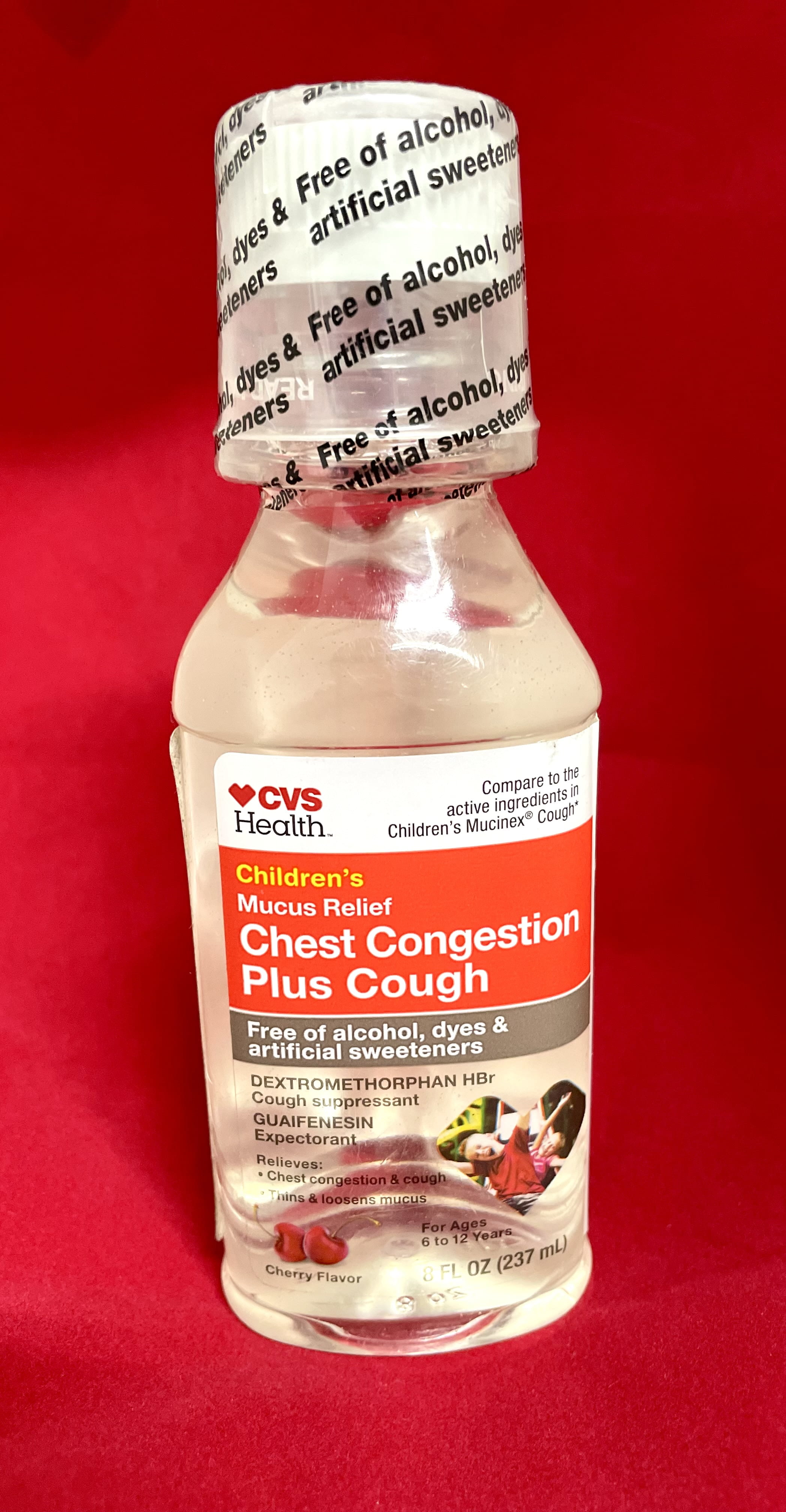 CVS Health Chest Congestion Plus Cough Ages 6 to 12 8 oz