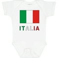 thumbnail image 3 of Inktastic Italy Flag & Italia Black Border Boys or Girls Baby Bodysuit, 3 of 5
