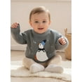 thumbnail image 6 of BemeyourBBs Baby Birthday Sweaters Long Sleeve Silly Goose Embroidery Pullovers, 6 of 7