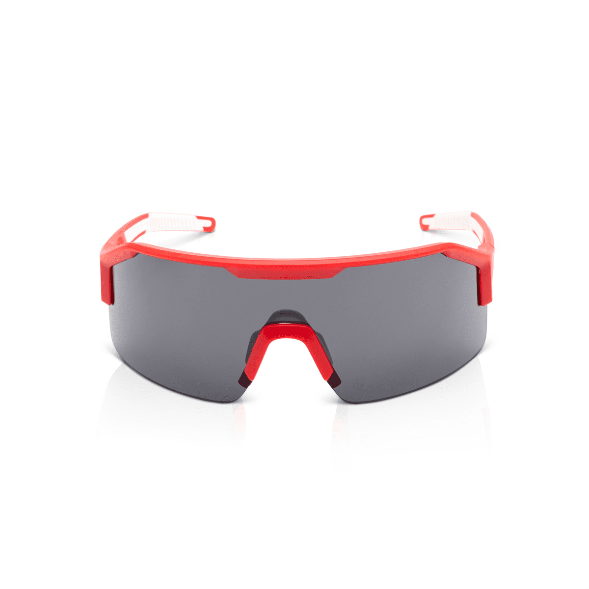 Jackson Safety Safety Glasses - MAXVIEW+ Series - Smoke Lens - Red Frame - STA-CLEAR Anti-Fog