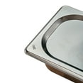 thumbnail image 5 of Full Size Steam Table Pans,6-Pack 20.87*13*2.36inch Restaurant Steam Table Pans Commercial, Hotel Pan Made of Stainless Steel, 5 of 12