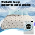 thumbnail image 5 of Qocolhg Cute Summer Quilt Bedding Modern Air Conditioner Quilt for Kids, Cotton Breathable Comforter Print Floral Quilts Bedspread, Cooling Blankets for Hot Sleepers, 39x59 inch, Coffee, 5 of 6